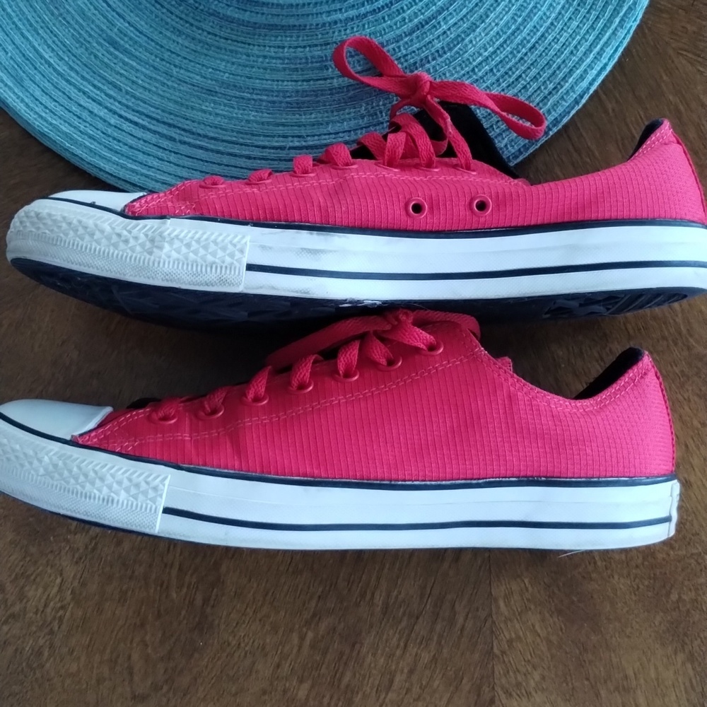 Red Converse Low Top Sneakers Chuck Taylor All Star Men's 10.5 - Picture 7 of 7
